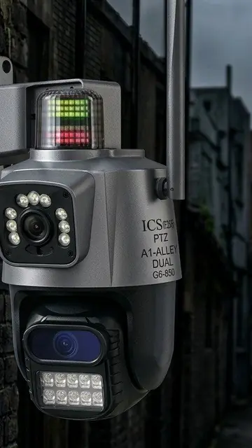 Відеоогляд камери P11 Dual Lens 6MP
